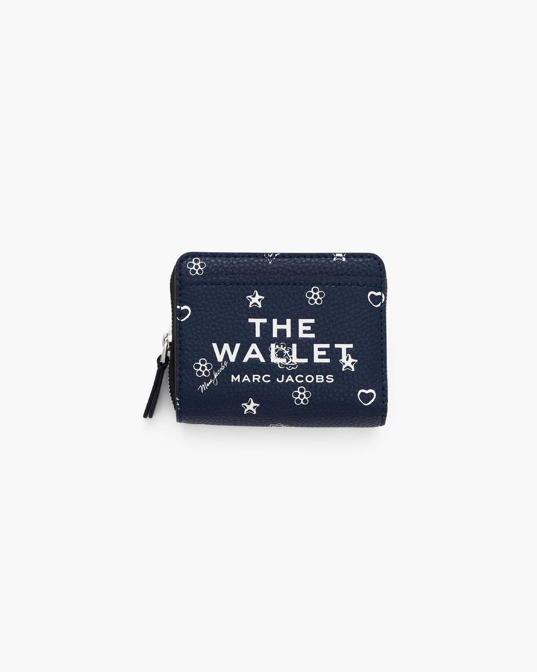 The Bandana Mini Compact Wallet Navy Multi - Marc Jacobs Featured