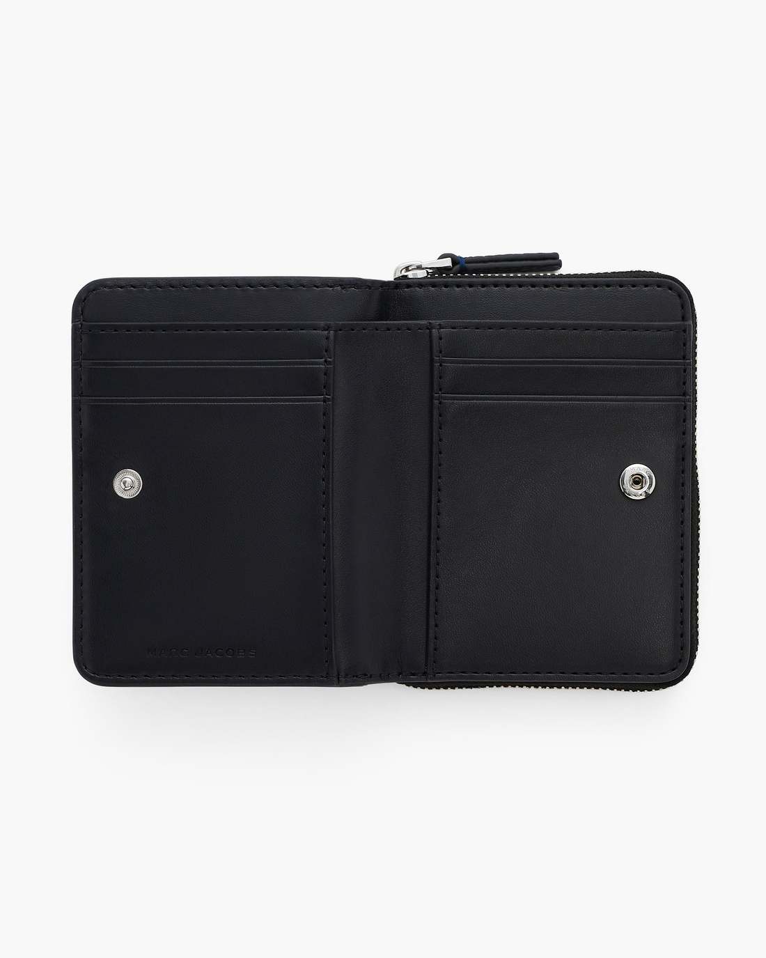 The Bandana Mini Compact Wallet Navy Multi - Marc Jacobs Featured