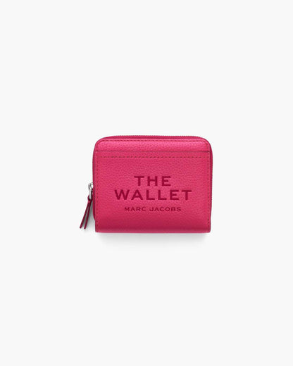 The Leather Mini Compact Wallet Raspberry Pink - Marc Jacobs Popular