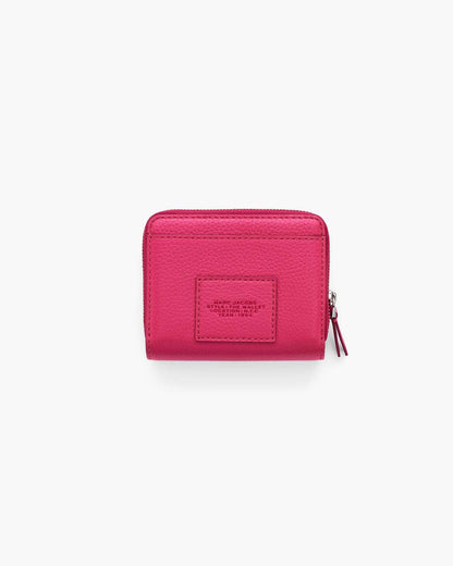 The Leather Mini Compact Wallet Raspberry Pink - Marc Jacobs Popular