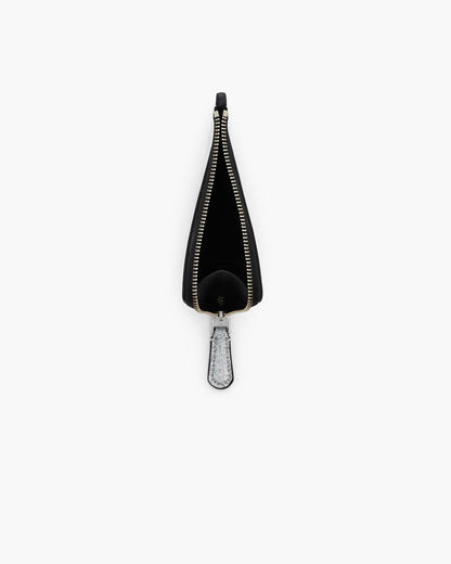 The Coated Glitter Everyday Top Zip Charm Wallet Silver - Marc Jacobs Recommended