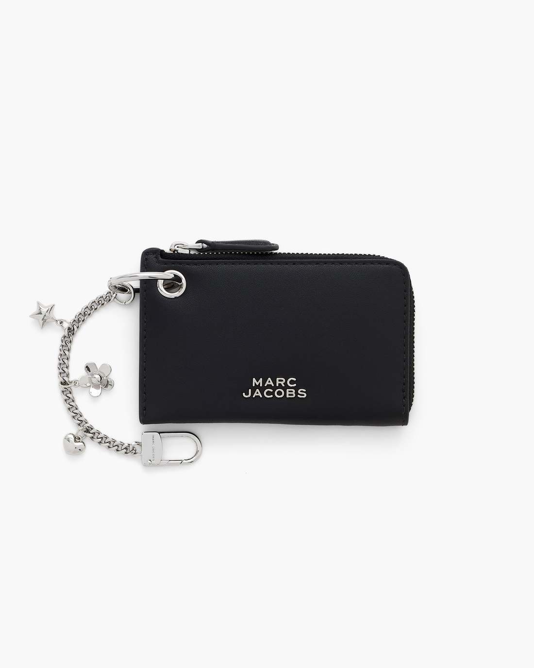 The Everyday Top Zip Charm Wallet Black - Marc Jacobs Exclusive