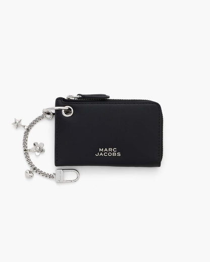 The Everyday Top Zip Charm Wallet Black - Marc Jacobs Exclusive