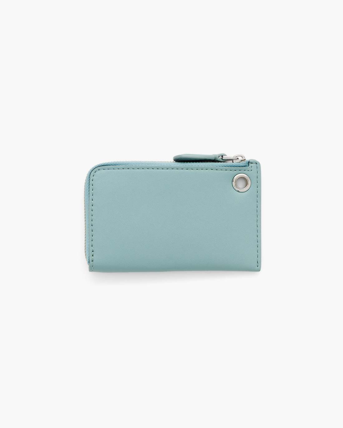 The Everyday Top Zip Charm Wallet Sky Blue - Marc Jacobs Signature