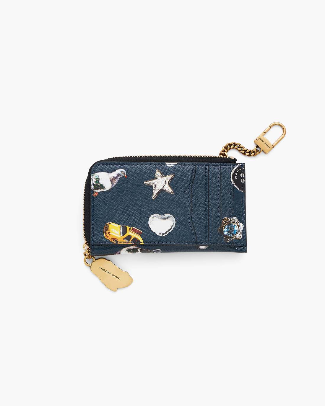 The Trinket Utility Snapshot Top Zip Multi Wallet Navy Multi - Marc Jacobs Featured