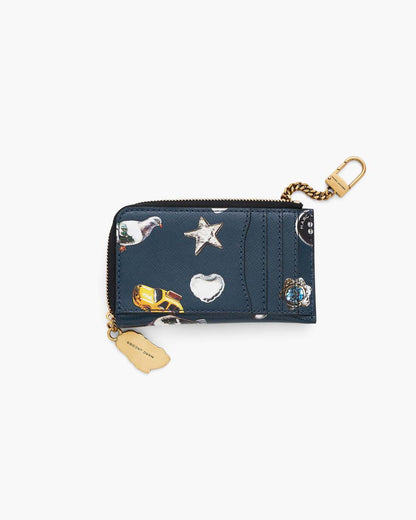 The Trinket Utility Snapshot Top Zip Multi Wallet Navy Multi - Marc Jacobs Featured