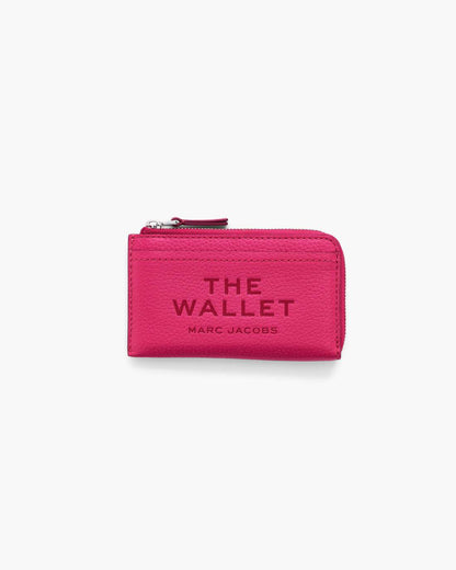 The Leather Top Zip Multi Wallet Raspberry Pink - Marc Jacobs Trending