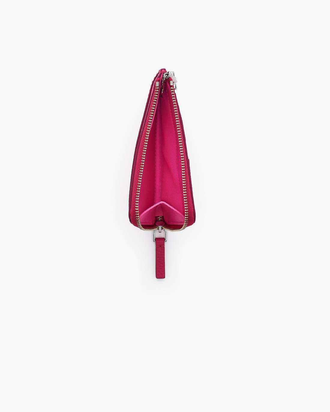 The Leather Top Zip Multi Wallet Raspberry Pink - Marc Jacobs Trending