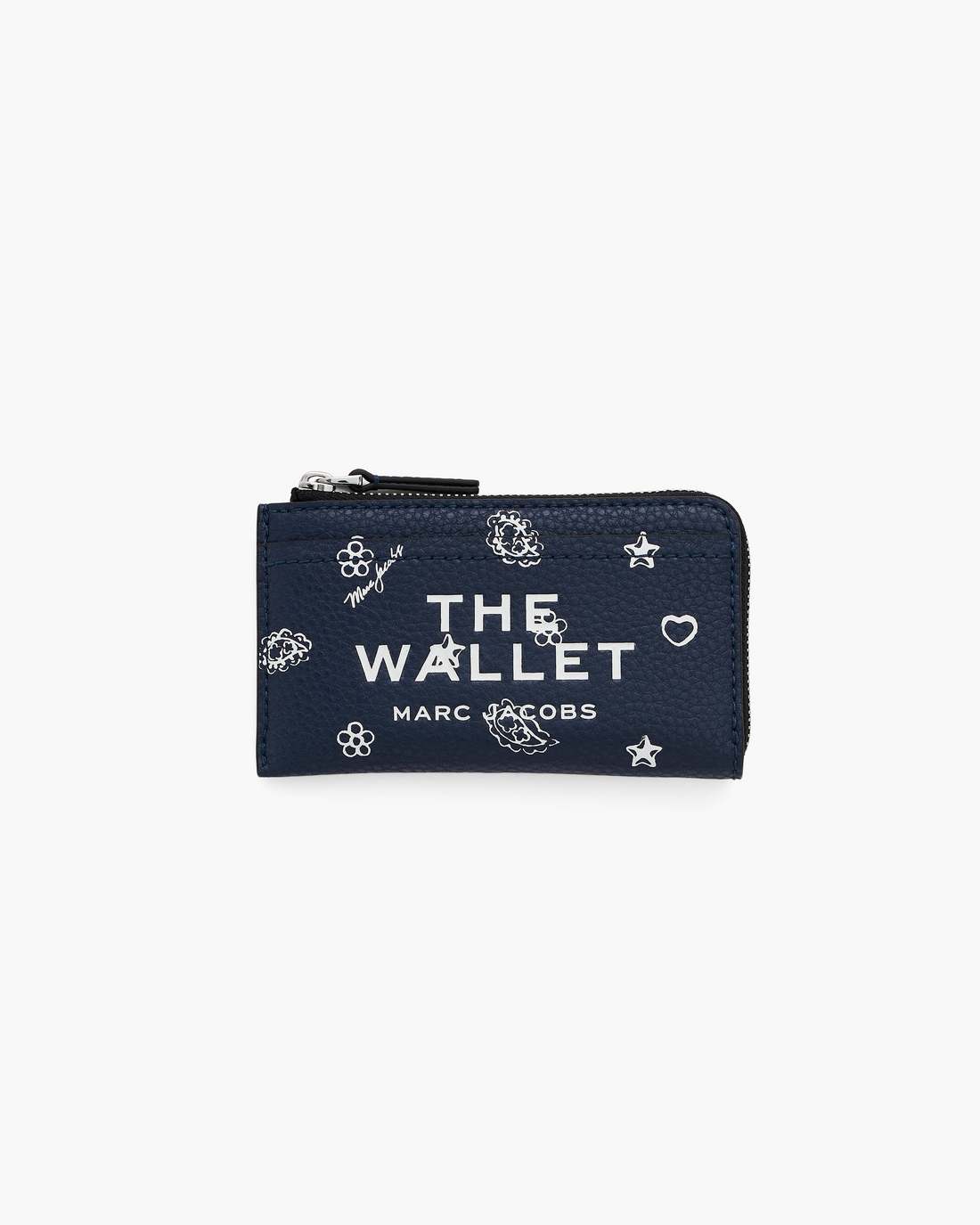The Bandana Top Zip Multi Wallet Navy Multi - Marc Jacobs Exclusive