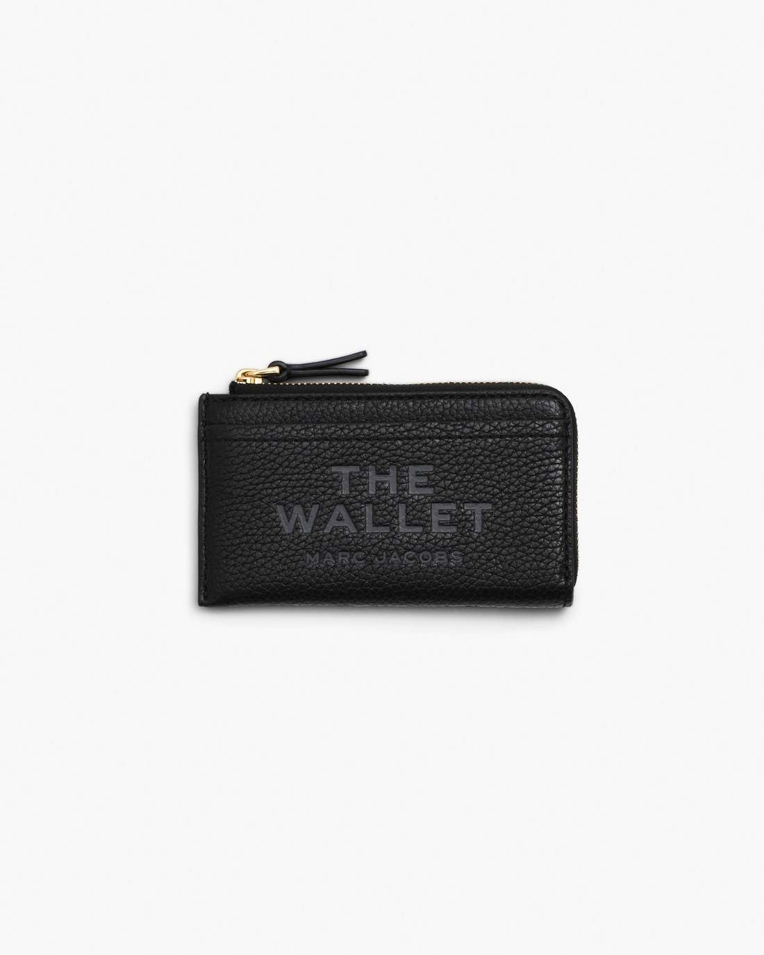 The Leather Top Zip Multi Wallet Black - Marc Jacobs Signature