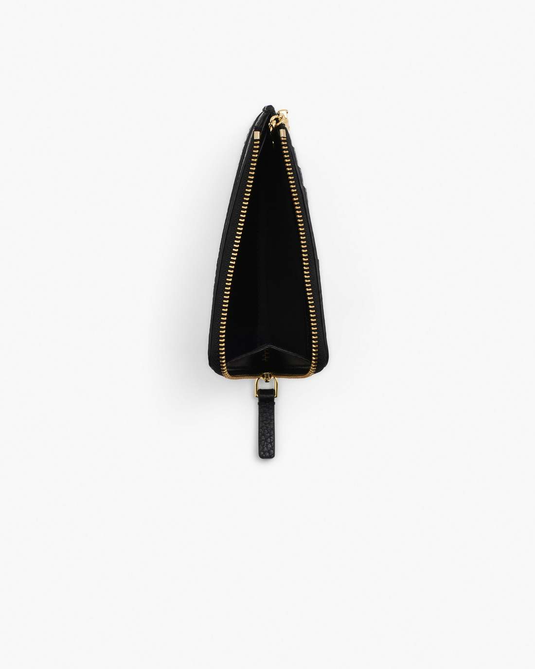 The Leather Top Zip Multi Wallet Black - Marc Jacobs Signature