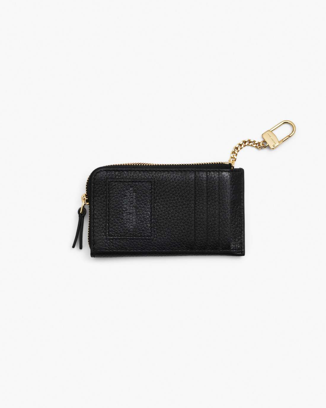 The Leather Top Zip Multi Wallet Black - Marc Jacobs Signature