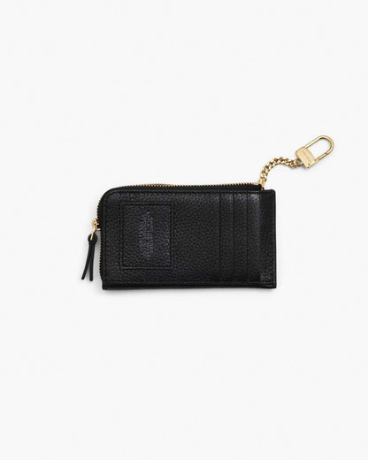 The Leather Top Zip Multi Wallet Black - Marc Jacobs Signature