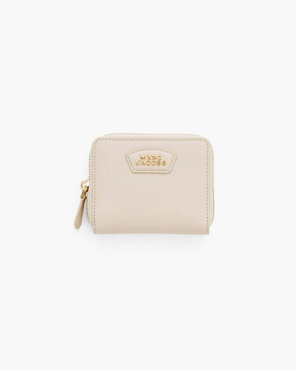 The Everyday Slim Compact Wallet Cloud White - Marc Jacobs New