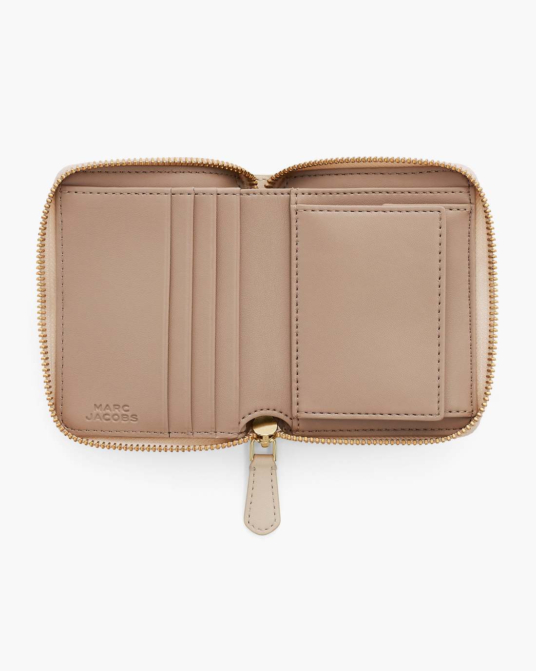 The Everyday Slim Compact Wallet Cloud White - Marc Jacobs New