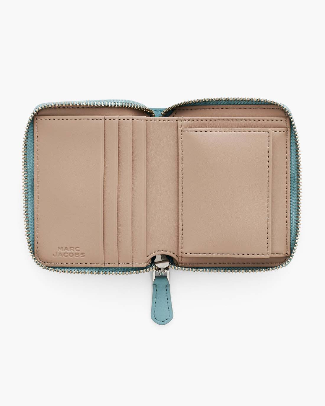 The Everyday Slim Compact Wallet Sky Blue - Marc Jacobs Featured