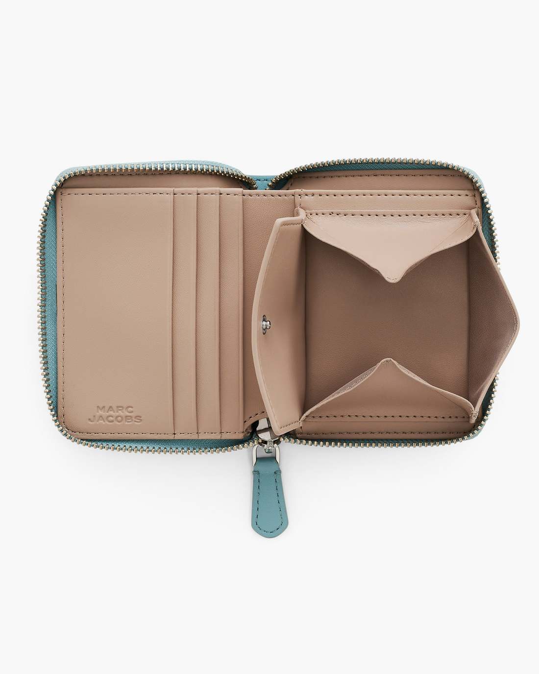 The Everyday Slim Compact Wallet Sky Blue - Marc Jacobs Featured