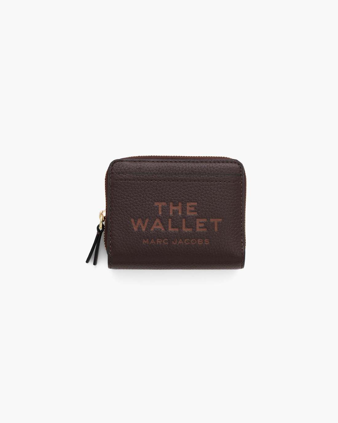 The Leather Mini Compact Wallet Ganache - Marc Jacobs Signature