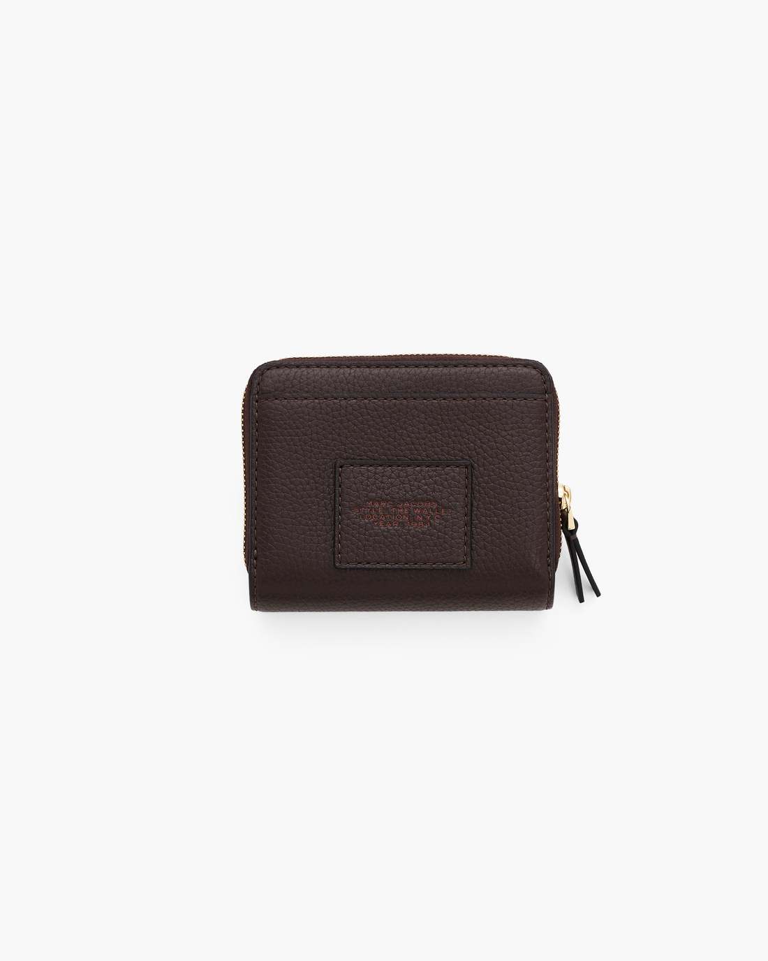 The Leather Mini Compact Wallet Ganache - Marc Jacobs Signature