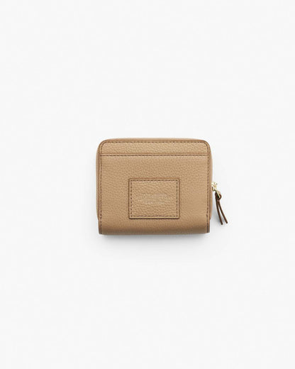 The Leather Mini Compact Wallet Camel - Marc Jacobs New