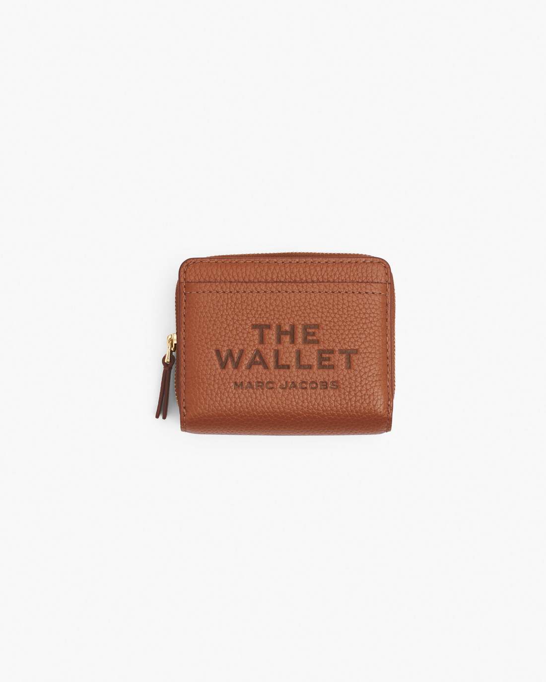 The Leather Mini Compact Wallet Argan Oil - Marc Jacobs Popular