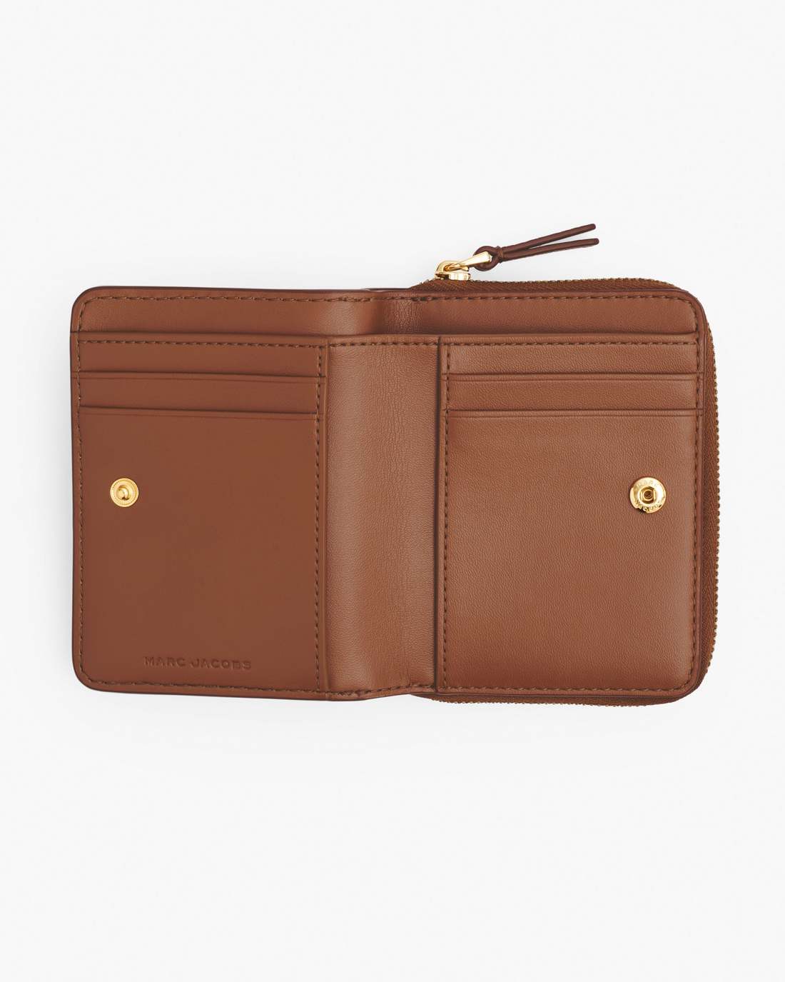 The Leather Mini Compact Wallet Argan Oil - Marc Jacobs Popular