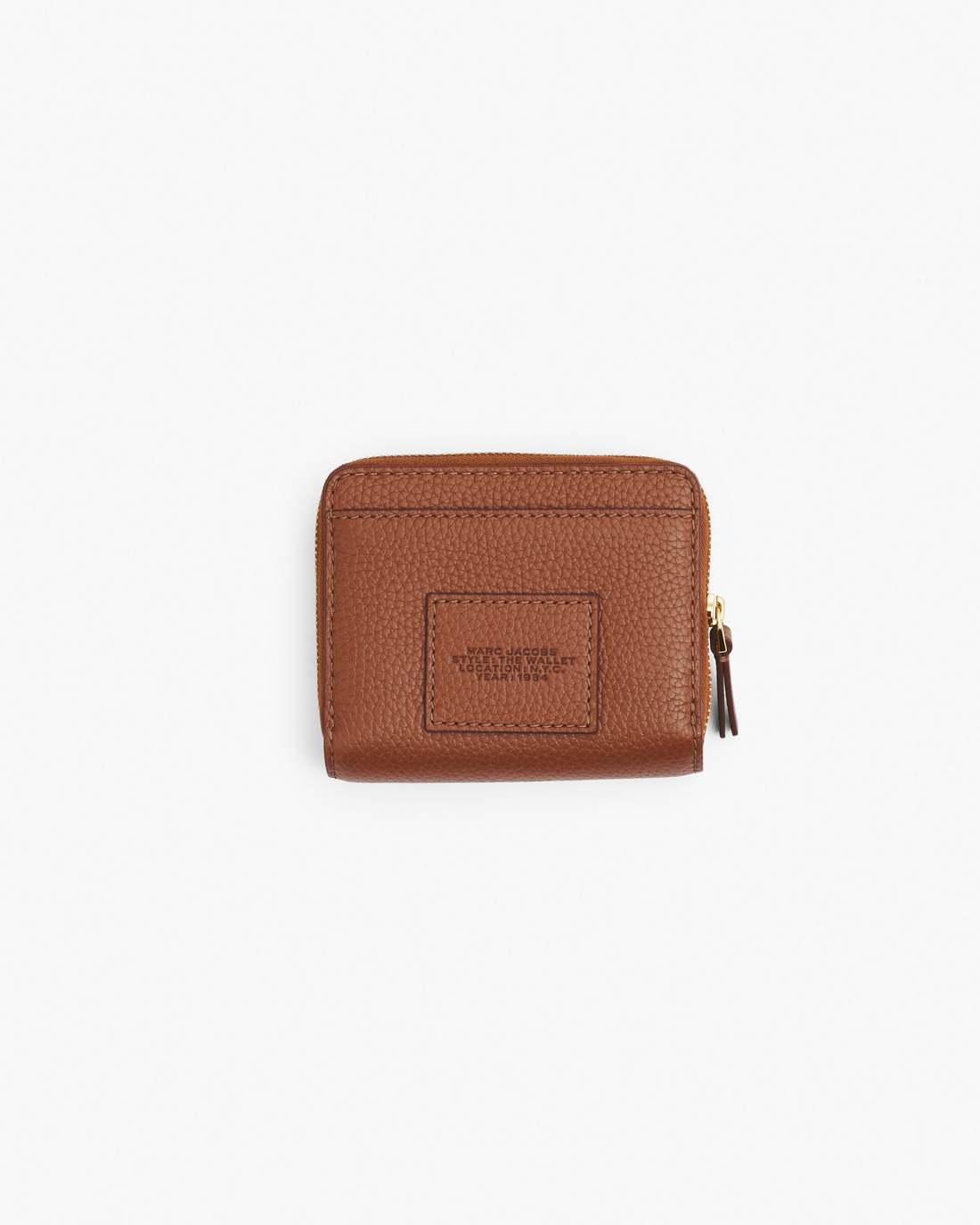 The Leather Mini Compact Wallet Argan Oil - Marc Jacobs Popular