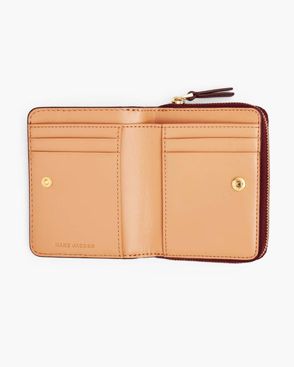 The Leather Mini Compact Wallet Cherry - Marc Jacobs Trending