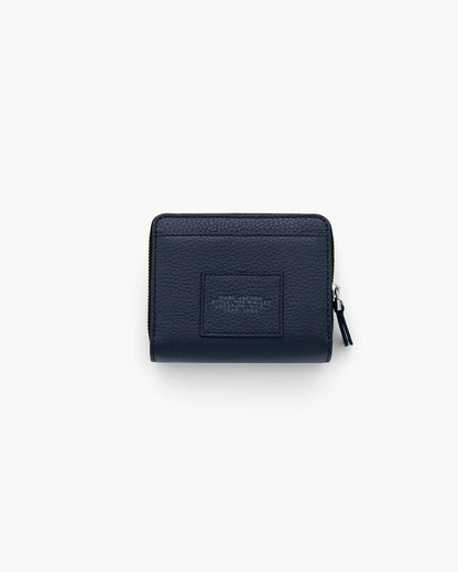 The Leather Mini Compact Wallet Blue Sea - Marc Jacobs Recommended