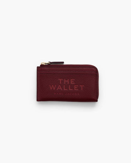 The Leather Top Zip Multi Wallet Cherry - Marc Jacobs Signature