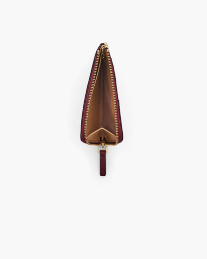 The Leather Top Zip Multi Wallet Cherry - Marc Jacobs Signature
