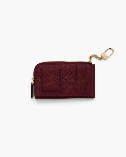The Leather Top Zip Multi Wallet Cherry - Marc Jacobs Signature