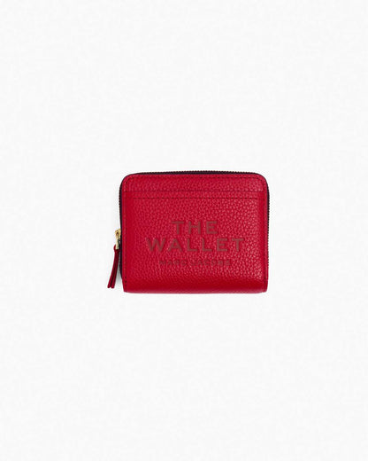 The Leather Mini Compact Wallet True Red - Marc Jacobs Popular
