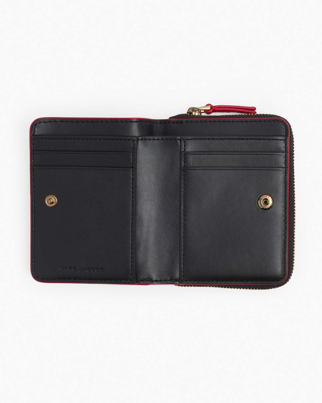 The Leather Mini Compact Wallet True Red - Marc Jacobs Popular