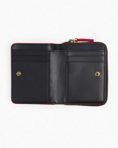 The Leather Mini Compact Wallet True Red - Marc Jacobs Popular