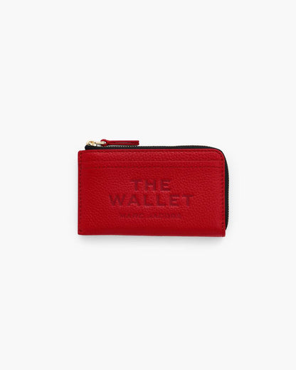 The Leather Top Zip Multi Wallet True Red - Marc Jacobs Trending