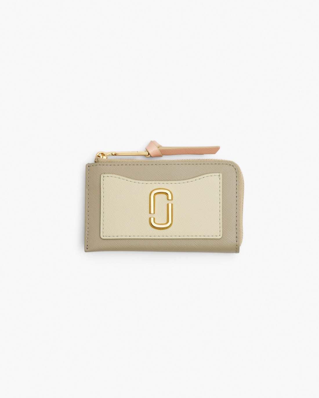 The Utility Snapshot Top Zip Multi Wallet Khaki Multi - Marc Jacobs Signature