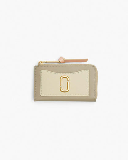 The Utility Snapshot Top Zip Multi Wallet Khaki Multi - Marc Jacobs Signature