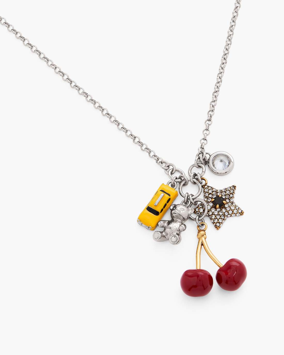 The Trinket Cluster Necklace Silver/Multi - Marc Jacobs Featured