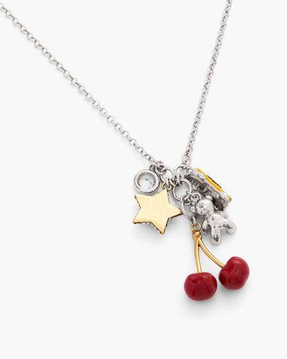 The Trinket Cluster Necklace Silver/Multi - Marc Jacobs Featured
