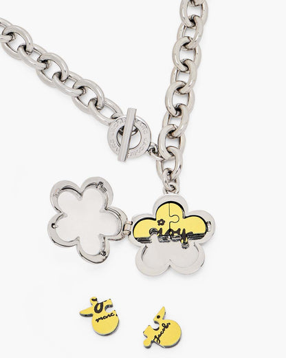 The Daisy Puzzle Necklace Silver/Multi - Marc Jacobs Recommended