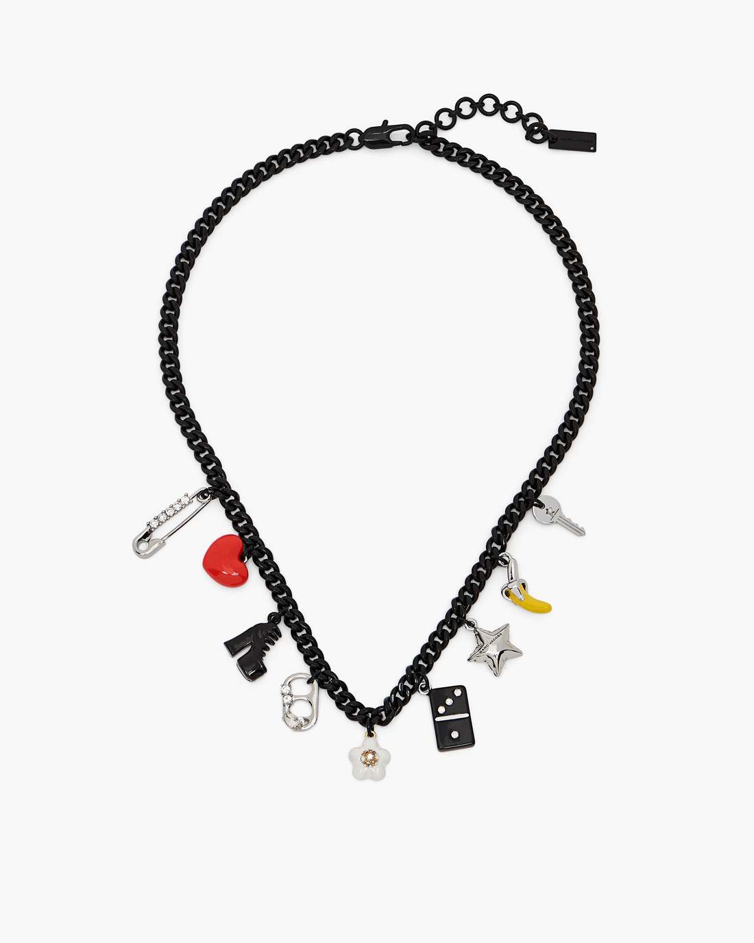 The Collector Charm Necklace Black Multi - Marc Jacobs New