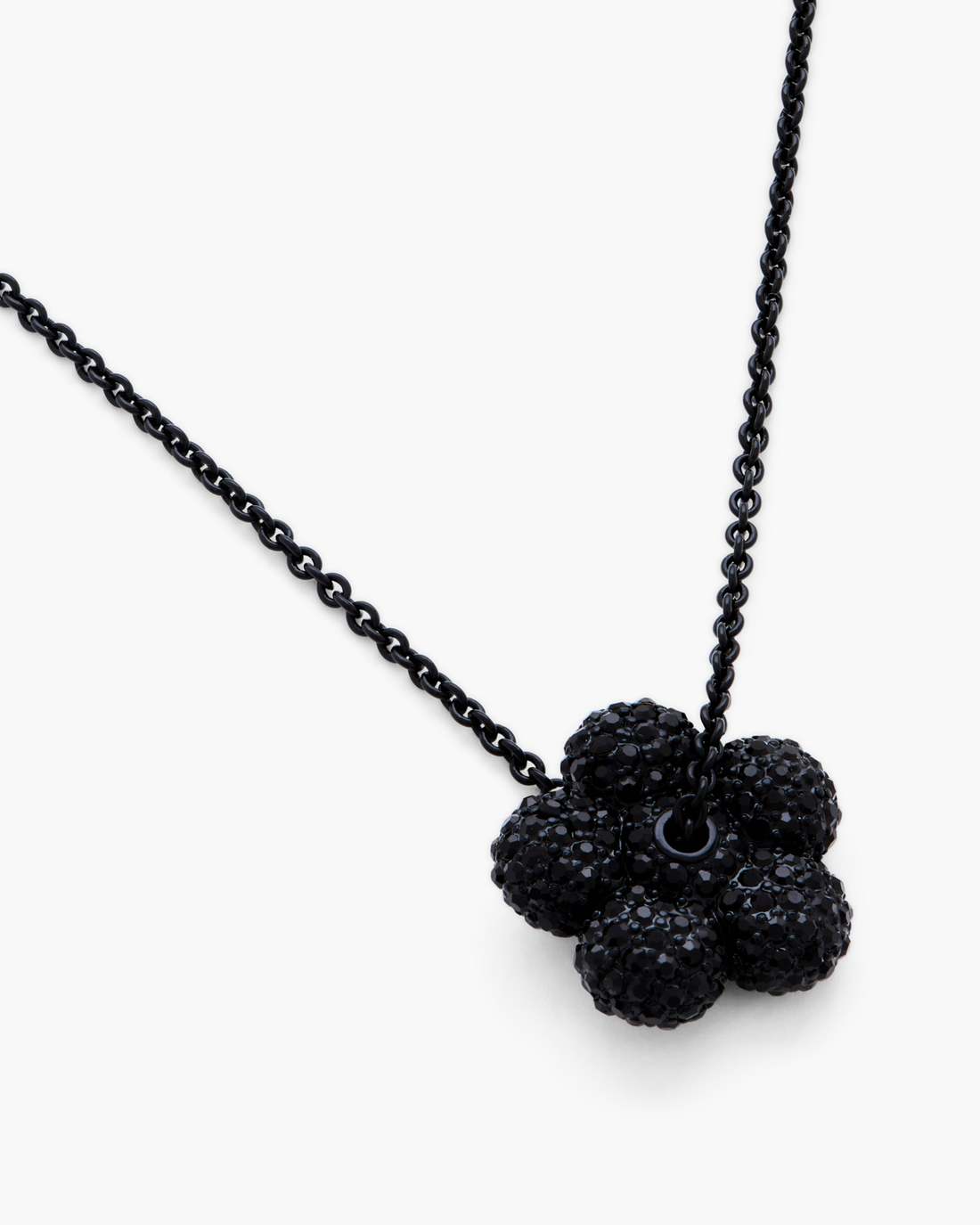 The Daisy Pave Necklace Black/Black Crystal - Marc Jacobs Recommended