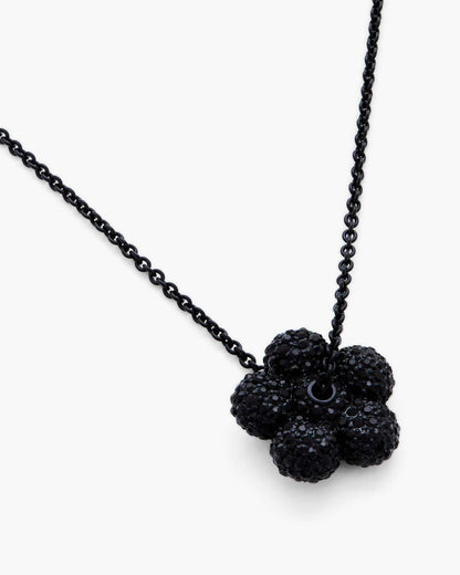 The Daisy Pave Necklace Black/Black Crystal - Marc Jacobs Recommended