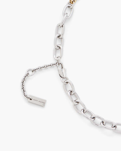 The Grunge Glam Charm Necklace Gold/Silver - Marc Jacobs Premium