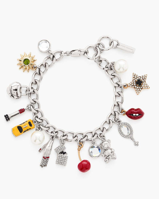 The Trinket Charm Bracelet Silver/Multi - Marc Jacobs Popular