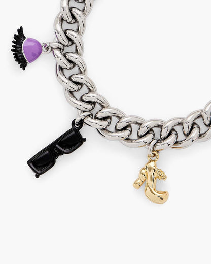The Dollhouse Charm Bracelet Silver/Multi - Marc Jacobs Trending
