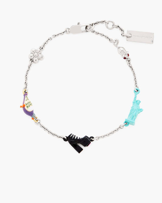 The City Station Bracelet New York Silver/Multi - Marc Jacobs Best Seller