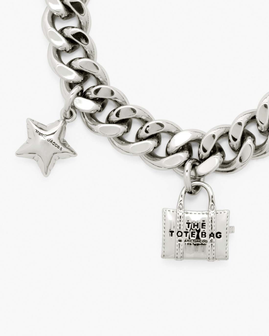 The Mini Icon Charm Bracelet Light Antique Silver - Marc Jacobs Premium
