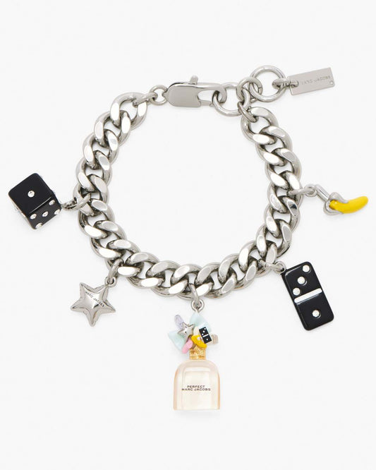 Perfect Charm Bracelet Silver/Pink Multi - Marc Jacobs Featured